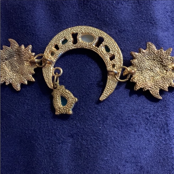 Moon and star antique jewelry bracelet - Picture 5 of 5